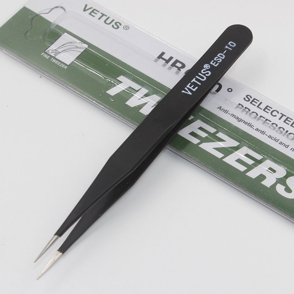 Anti-static ESD10-15 Tweezers Set For Soldering Station Weldingist Tools 6pcs/lot-ESD-10