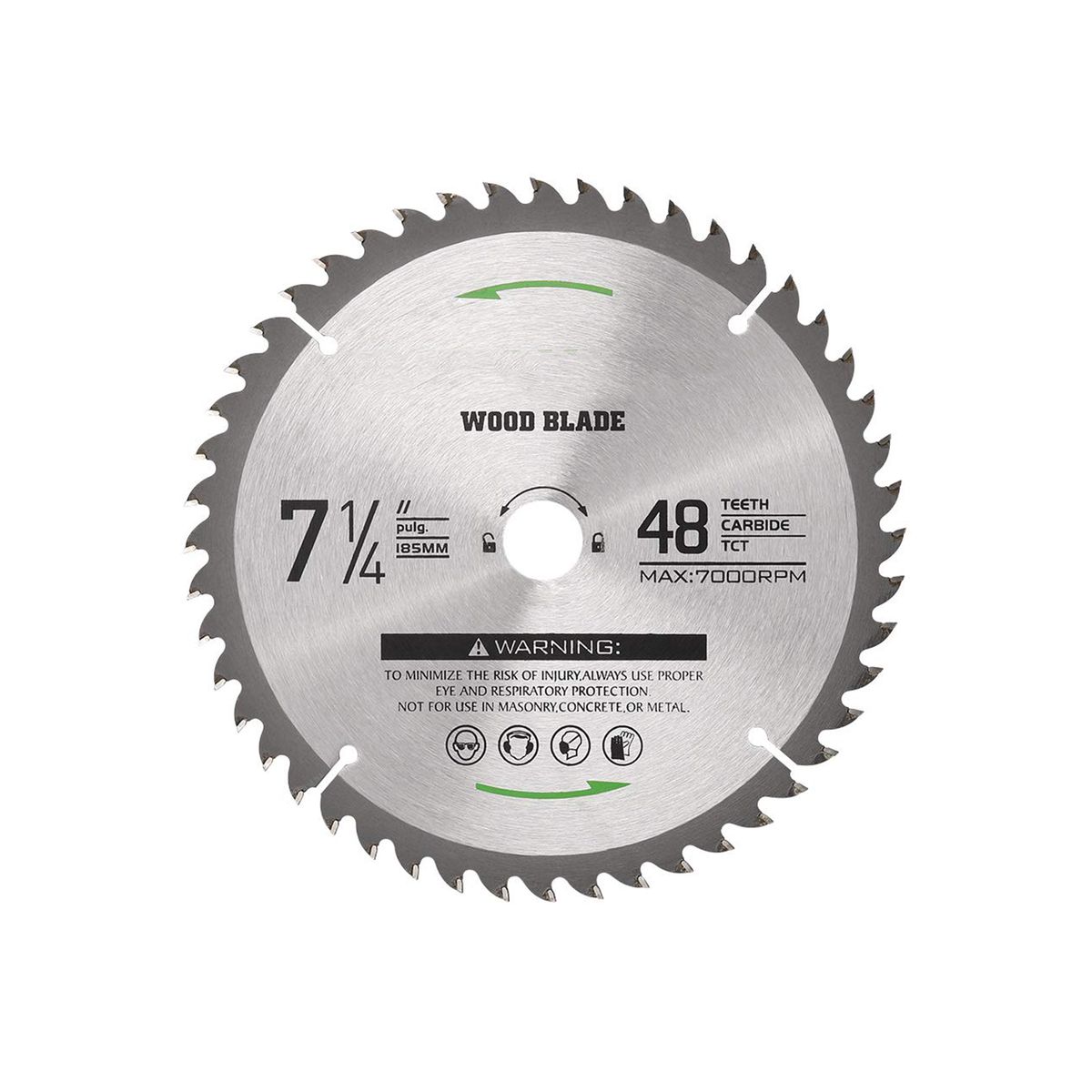 Circular Saw Blade 7-1/4''(185MM) 48 Tooth  Tungsten Carbide