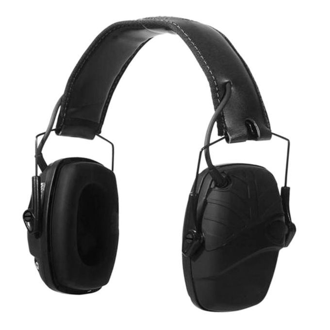 Folding Ear Defenders 22dB Protectors NRR Plugs Noise Hunting Black