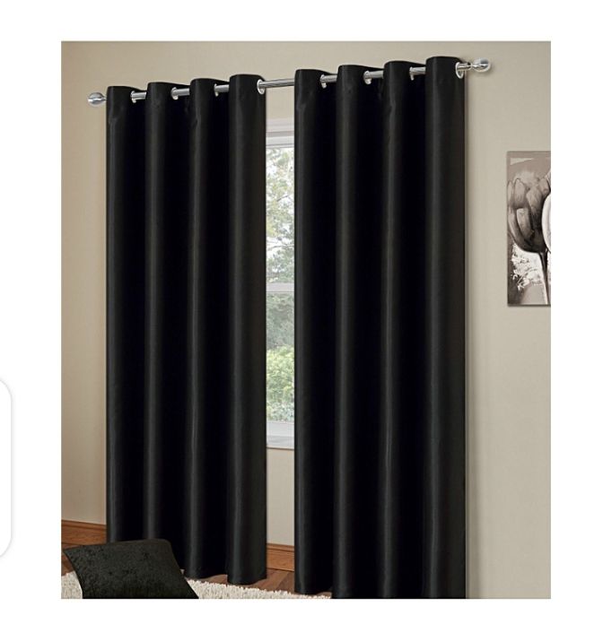 7.5ft By 7.5ft High Quality Curtain - Black