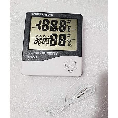 Manual Clock For Temperature & Humidity Meter Hygrometer-htc-2