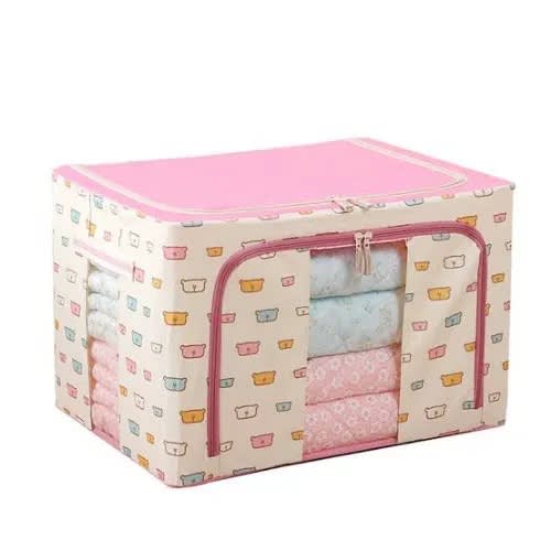 Portable Foldable Fabric Storage Box - Big Size - 100l