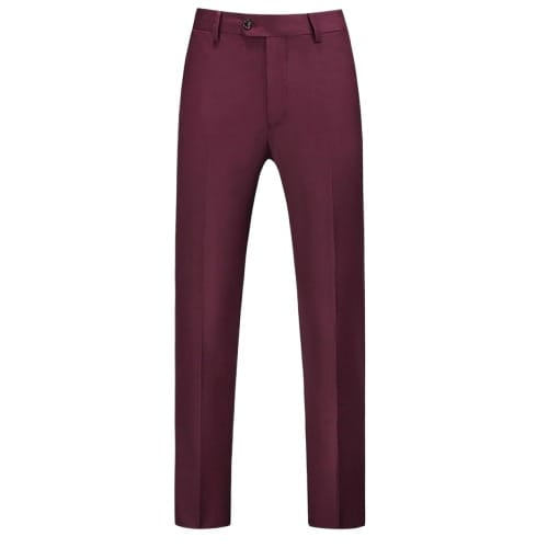 Men  Smart Trousers - Magenta