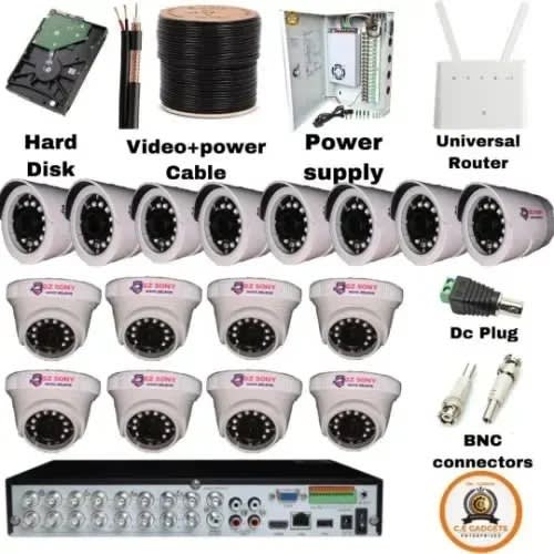 16 Channels Cctv Kit Camera Combo