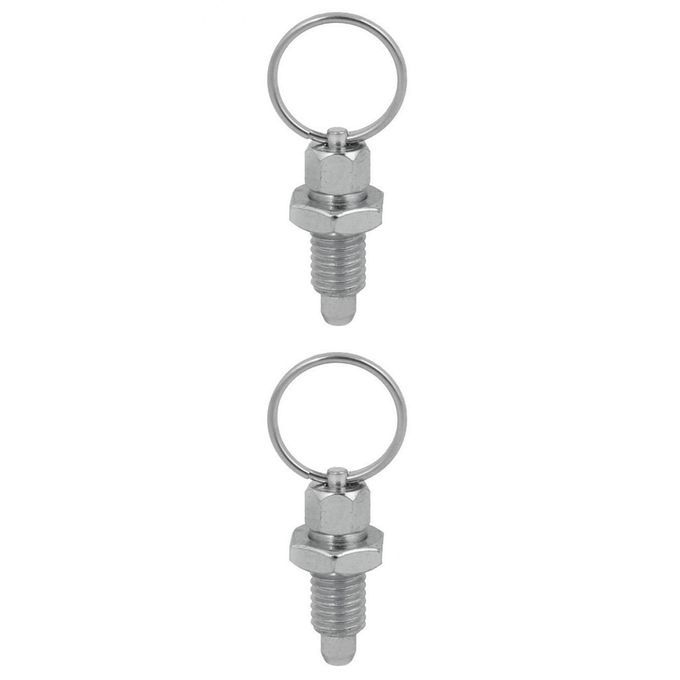 Index Plunger With Ring Pull Spring Loaded Lock Pin Stainless Steel