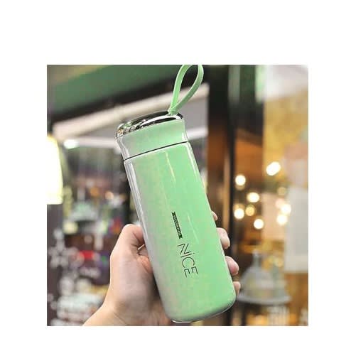 Vacuum Mini Flask - 400ml -  Green