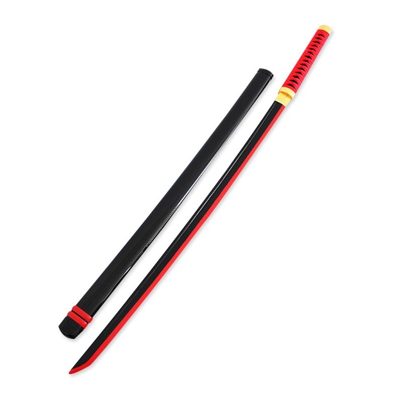 Wooden Cosplay Anime Katana Unedged For Party