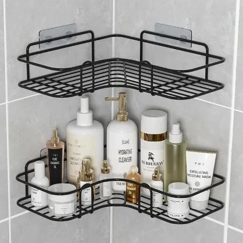 Bathroom Storage Shelf Rack Holder - Non-rust - 2pcs