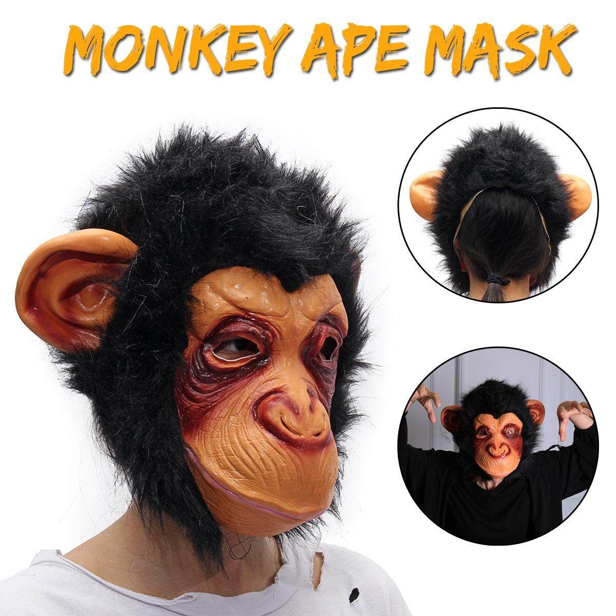 Halloween Adult Animal Chimp Monkey Ape Fancy Dress Costume Party Accessory