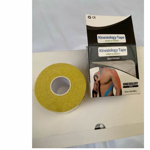 Rehabilitation Plaster Tape For Muscle Pain And Sports Injuries All Yellow