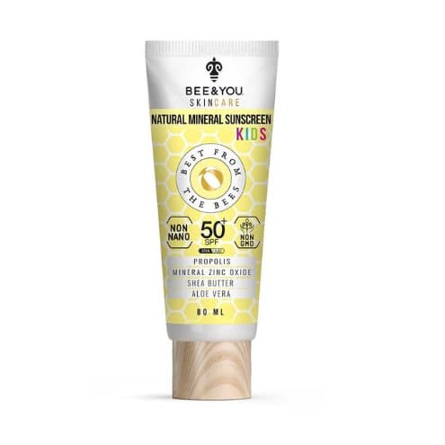 Kids 100% Natural Spf 50 Mineral Sunscreen 80ml