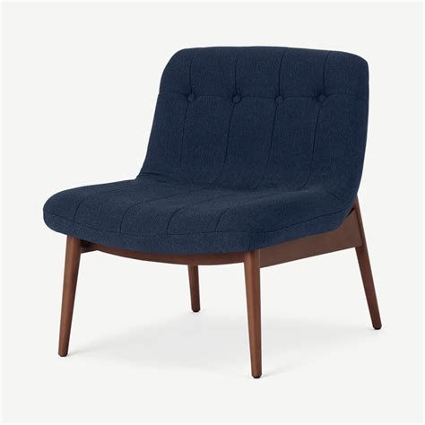 Trudy Halbert Accent Armchair - Midnight Blue