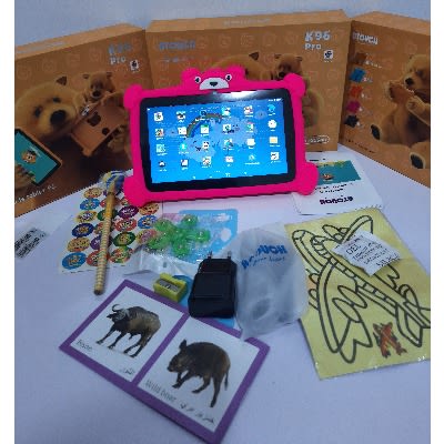 K96 Pro - 7" - 8GB RAM - 256GB ROM - 3000mAh - Android Educational Tablet - Pink