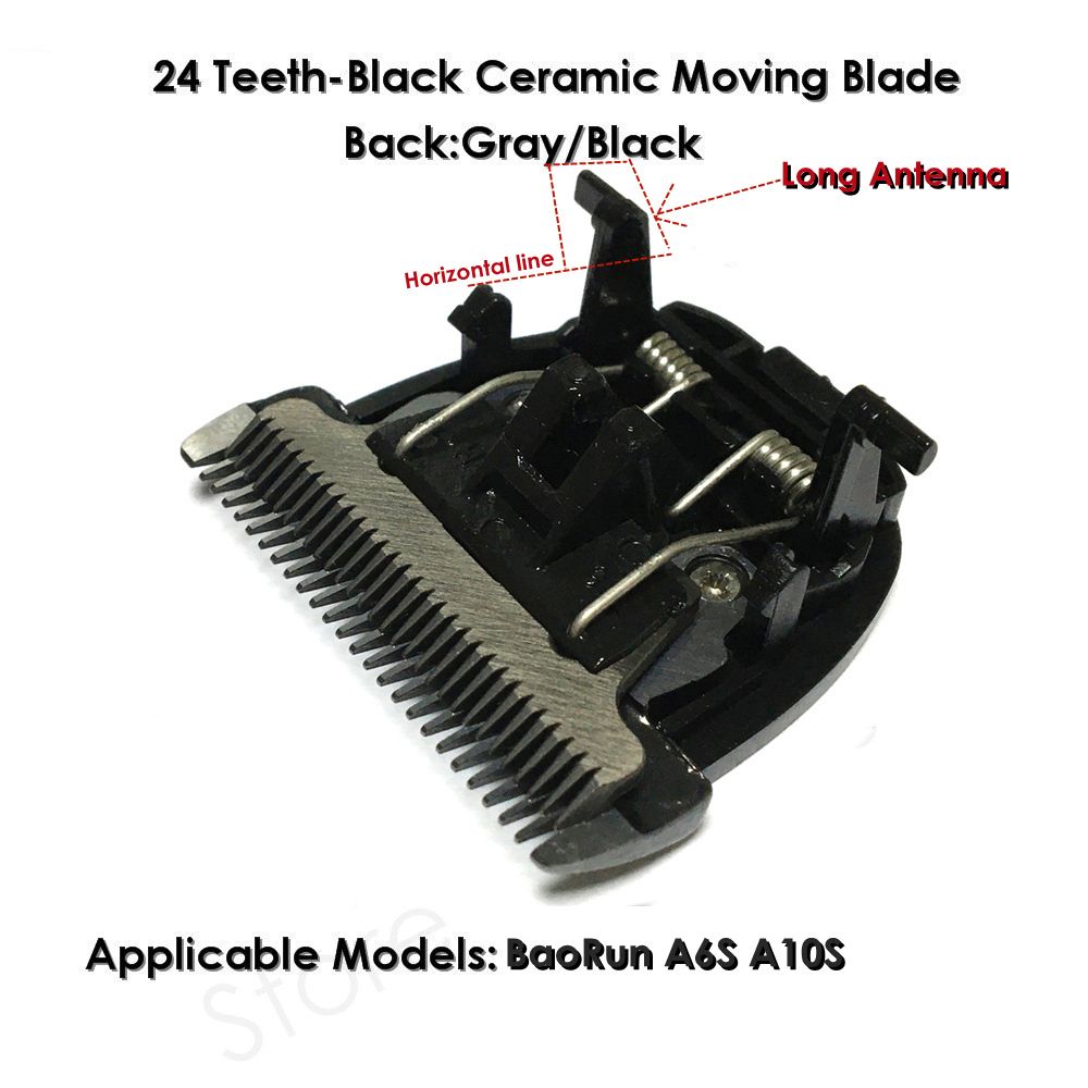 Pet Clipper Blade Ceramic Titanium Cutter Head For Baorun P2 P3 P6 P7 P9 S1 Professional Dog Hair