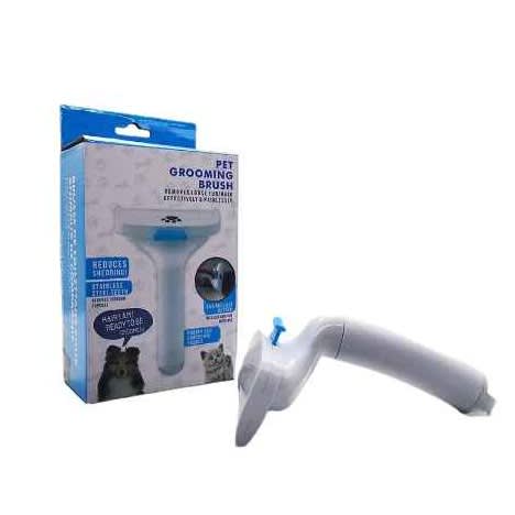 Pet Grooming Brush -  Effectively & Painlessly Removes Loose Fur/hair