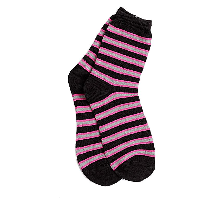 Pink Stripe Ankle
