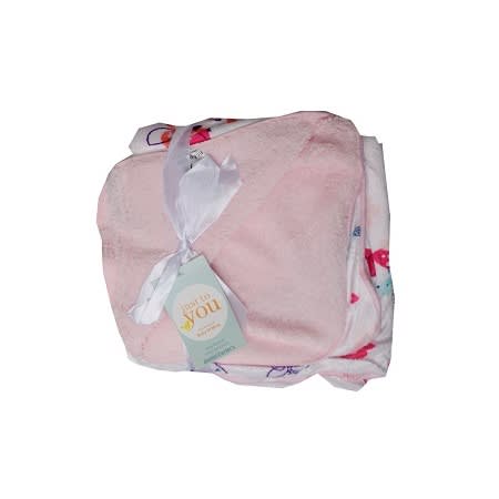 Plush  Baby Blanket  - Light Pink