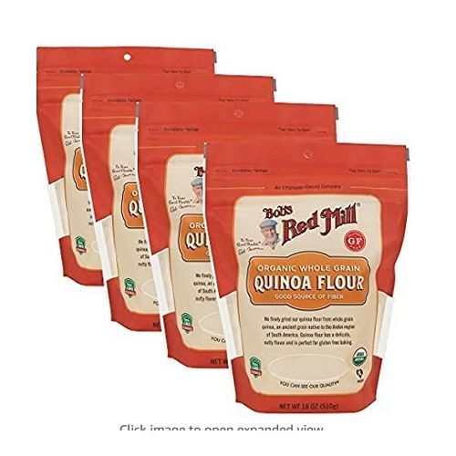 Organic Quinoa Flour, 18 Oz X 4