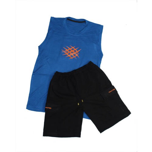 Men's 2-in-1 Beast Workout Sleeveless T-Shirt And Cargo Short