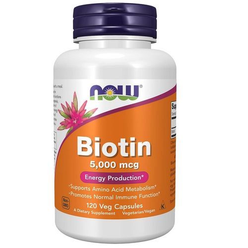 Biotin 5000 Mcg Capsules, 120 Count