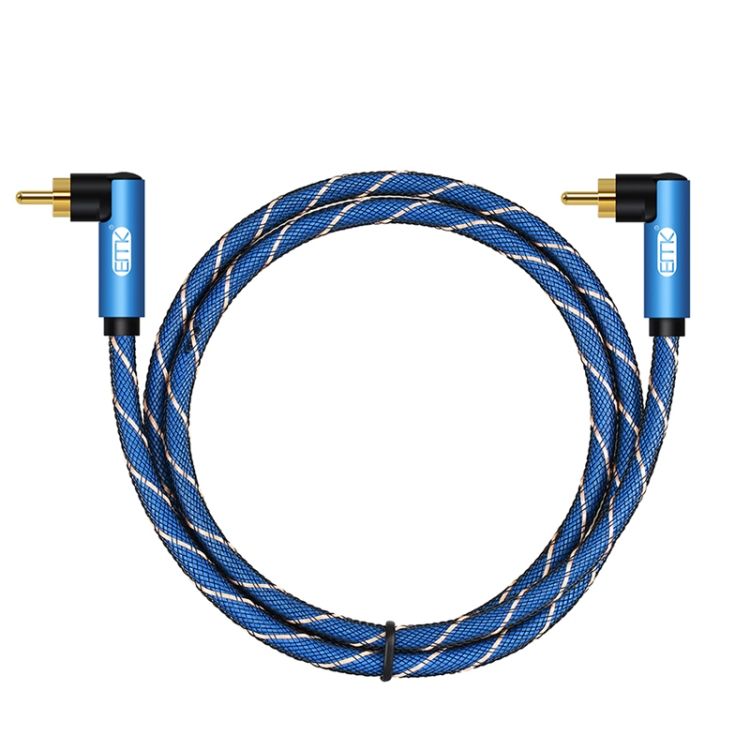 EMK Dual 90-Degree Audio Cable 2m