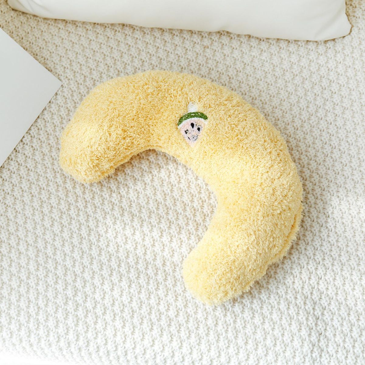Dog Pillow Cat Sleeping Cat Neck Protector Cushion Yellow