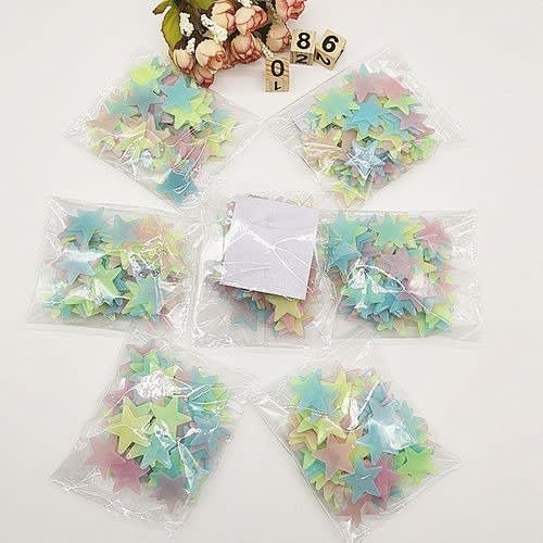 Luminous Wall Stickers Glow In The Dark - Pack Of 100pcs