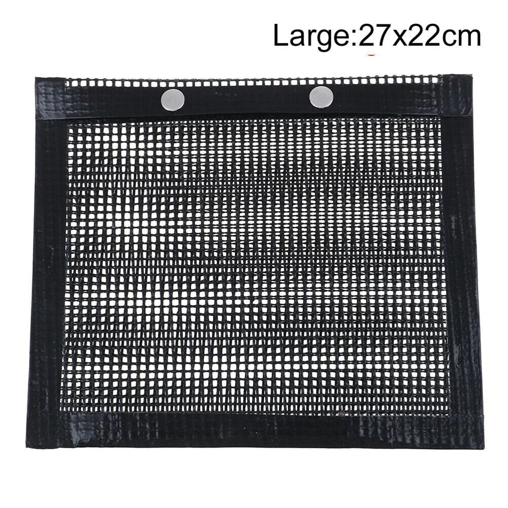 Non-Stick Mesh Grilling Bag Outdoor Picnic Tool Reusable Easy Clean BBQ Bake Bag For Fish Hamburger Goldbaking Portable BBQ Gril