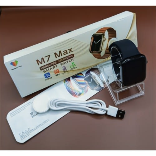 M7 Max Smart Watch - 45mm - Black