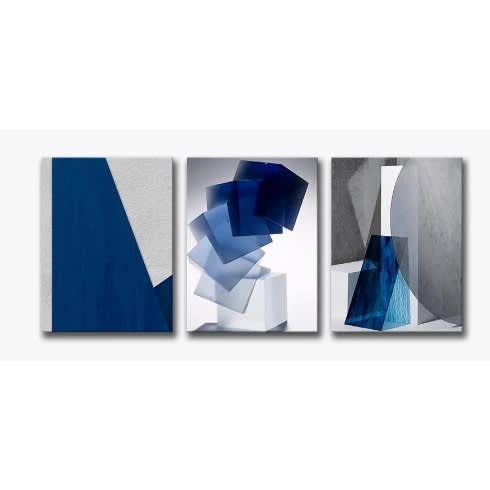 Trio Wallframes Abstract Design - 65cm By 45cm