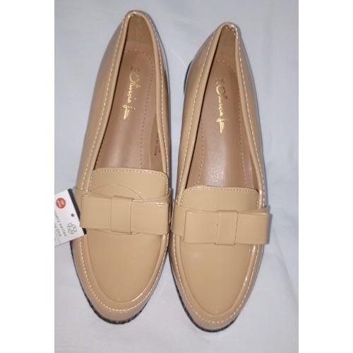 Taped Bow Flat Shoe For Ladies