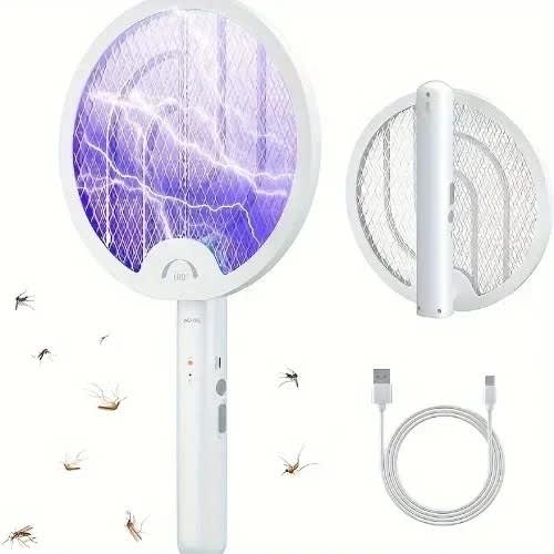Rechargeable Foldable Mosquito And Bugs Killer Swatter Bat