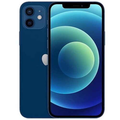 iPhone 12 5G - 6.1" - 128GB ROM - 4GB RAM - Nano SIM + eSIM - 3600mAh - Blue - Renewed