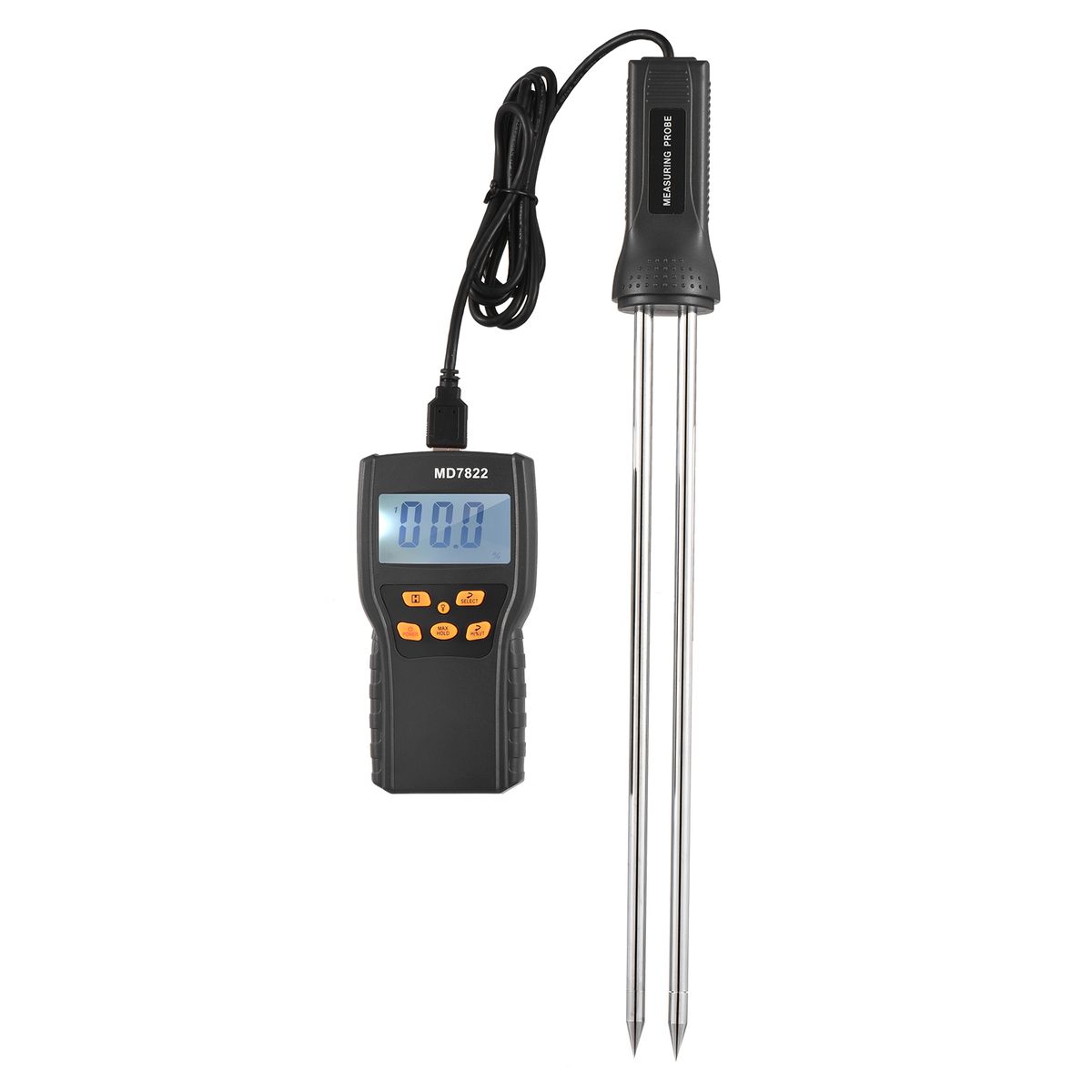 Grain Moisture Meter LCD Digital Wheat Paddy Rice & Corn