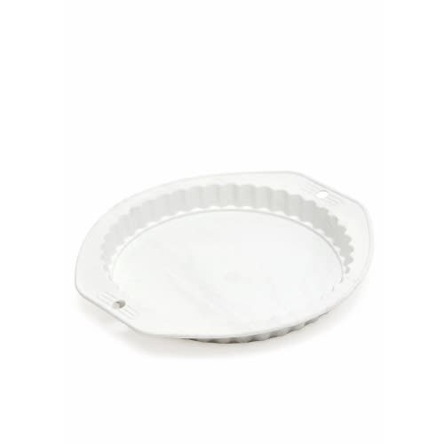 Silicone Pie Baking Pan - 29cm - WhiteMarble