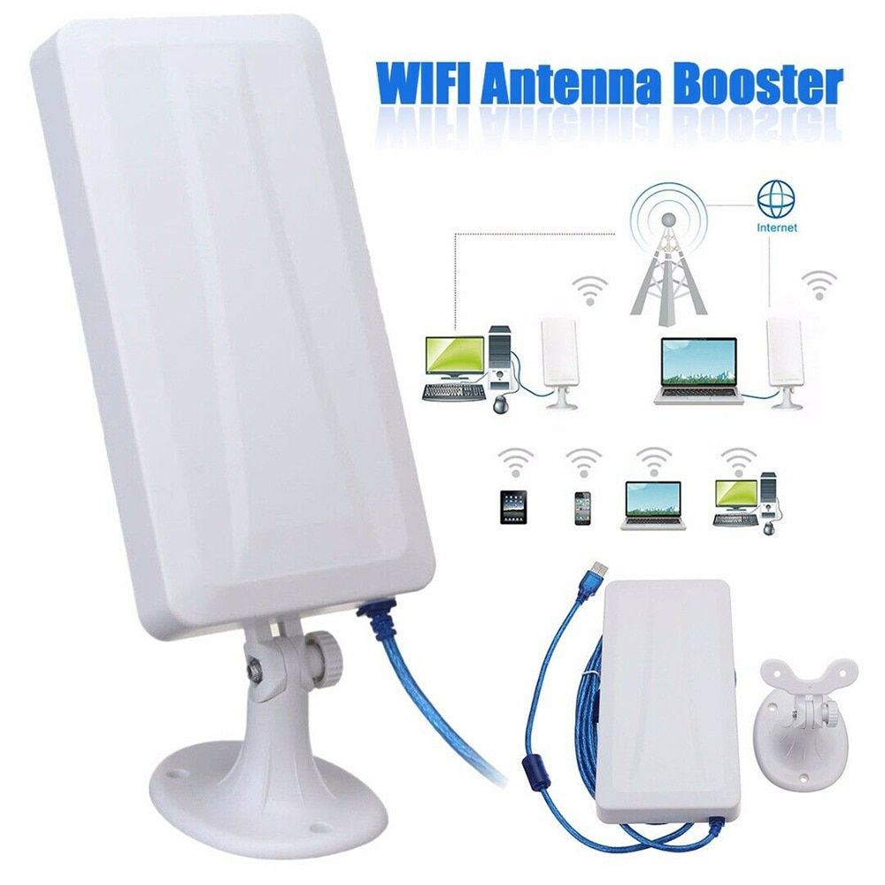 Long Range WiFi Extender Wireless Outdoor  Repeater W For Booster 5m Coverage