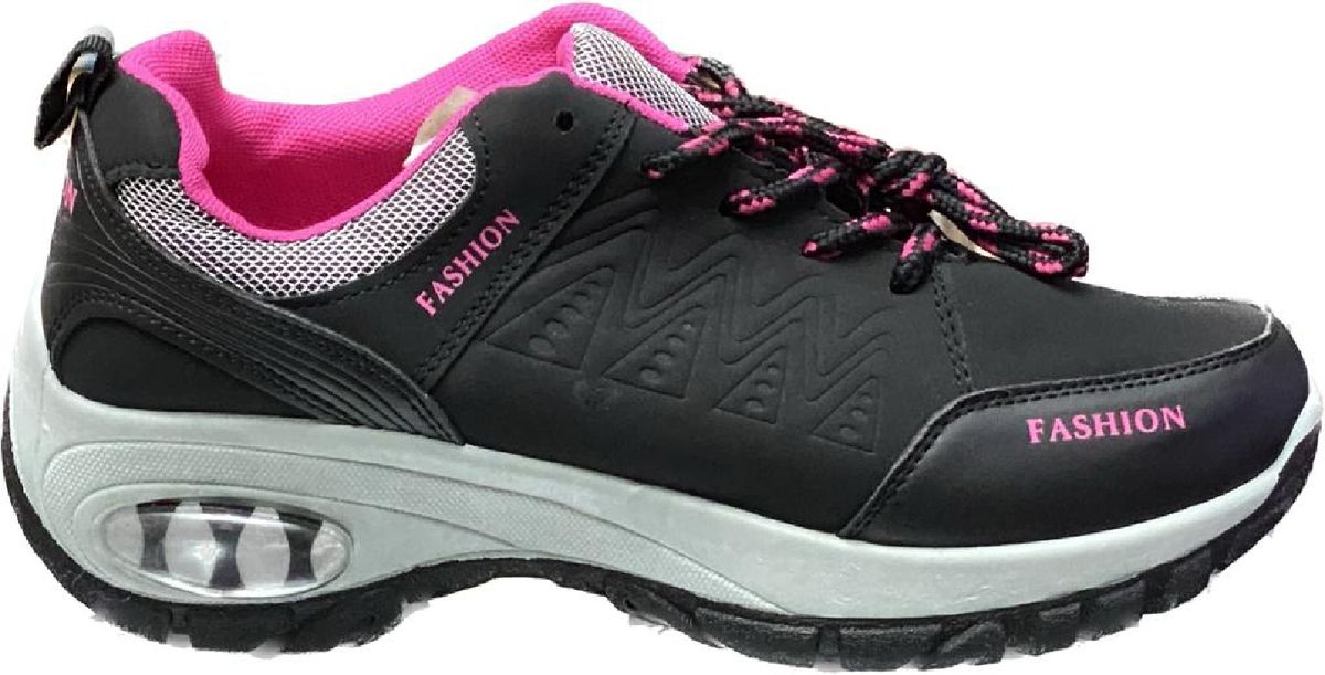 Breathable Ladies Casual Sneakers Black