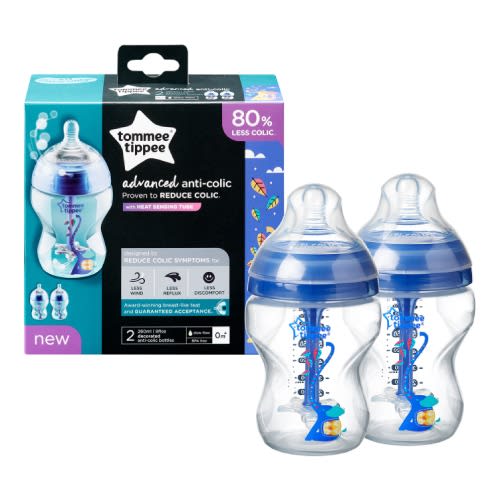 Advanced Anti- Colic Baby Bottle - 9oz 2 Pack