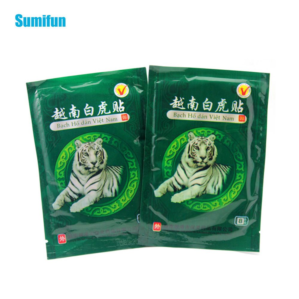 Medical White Relief Pain 48Pcs D0627 Health Care Sleep Pain Massager Plaster Patch Patch Help Body Muscles Tiger Chinese