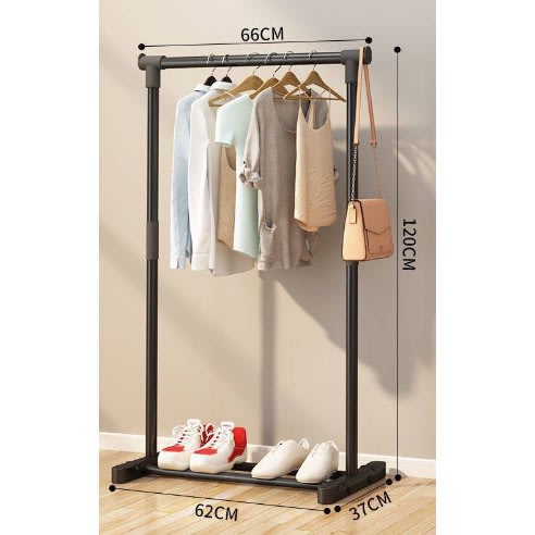 Single Pole Stainless Clothes Hanger