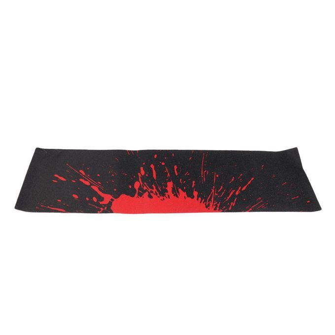 Skateboard Deck Sandpaper Grip Tape Griptape Sheet 84 X Black And Red