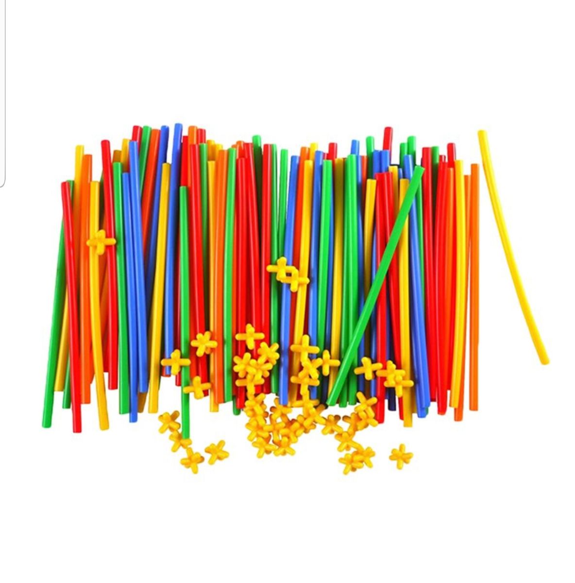 DIY Creative Straws Assembling Building Blocks / Intelligence Pipette Block