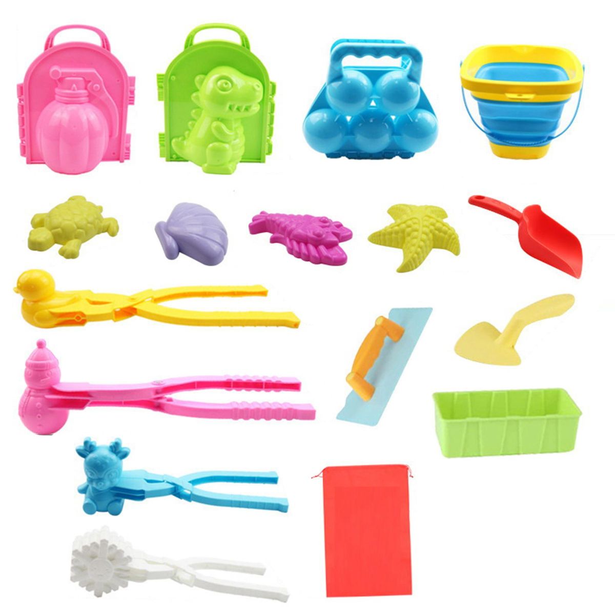 1 Set Snowball Toy Winter Outdoor Snowball Maker Mold Kit