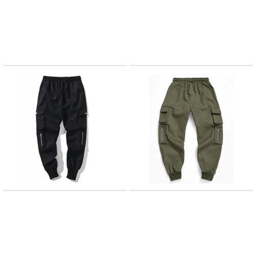 Joggers With Zipper