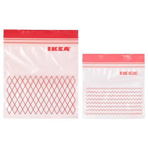 Istad 60-piece Plastic Bags - Red