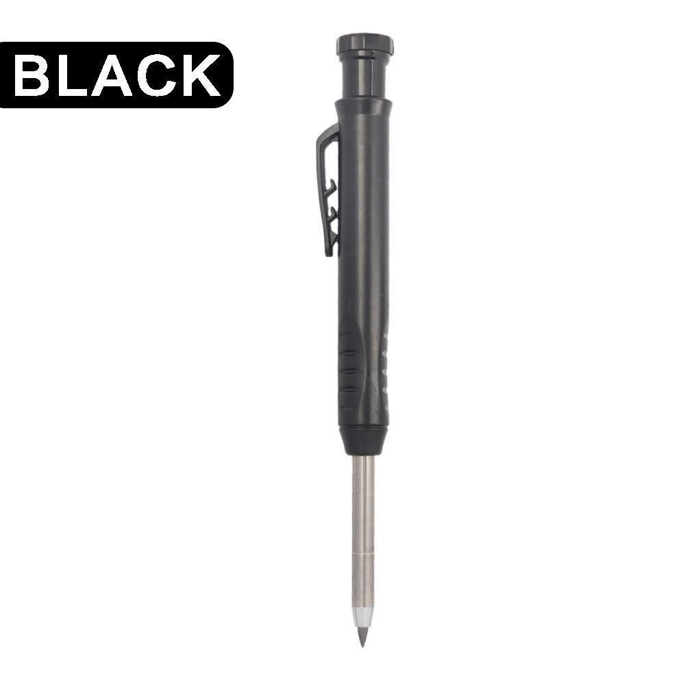 1PC Pencil Marker with Built-in Sharpener Black