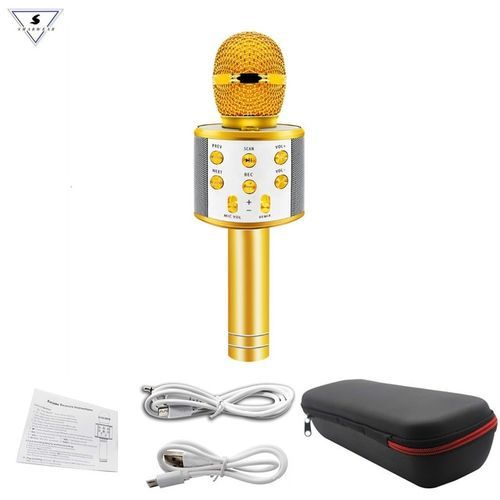 WS858 Professional Wireless Karaoke Microphone Speaker