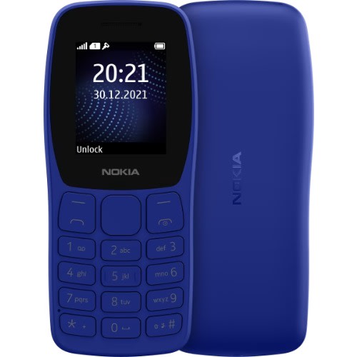 105 Africa Edition - 1.77" QQVGA - Dual SIM - 4MB ROM - 4MB RAM - FM Wireless - 800mAh - Blue