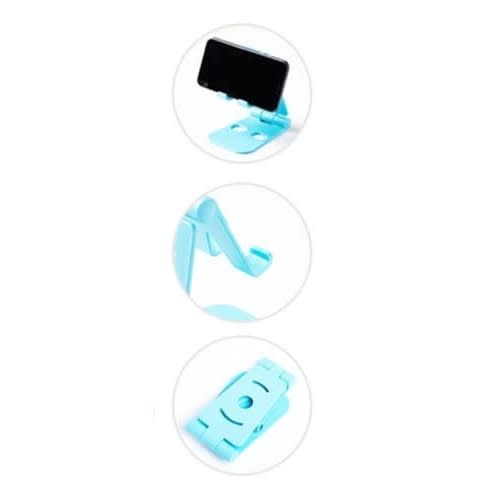 Foldable Swivel Phone Stand - Blue