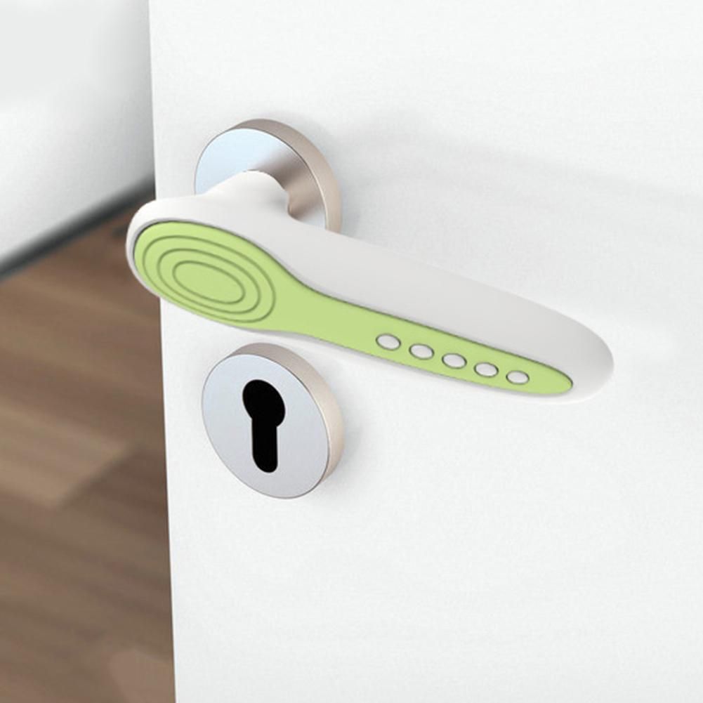2pcs Anti-Collision Silicone Door Handle Protective Static Door Handle Cover